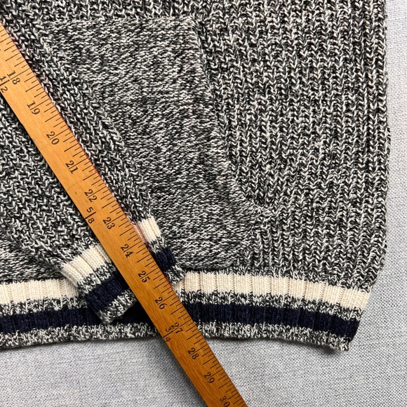 American Eagle Baja Sweater Hoodie Men Large Heather Gray Cozy Surf Lounge NEW - Picture 9 of 12